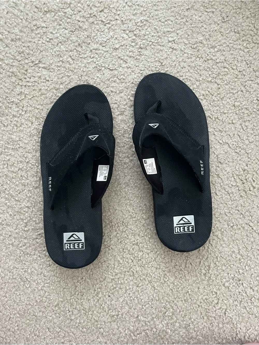 Reef Fanning Flip Flop with Bottle Opener Black Size 10 Men’s - Picture 1 of 7